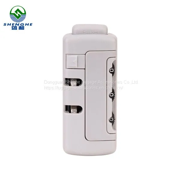 Wholesale Low Price Bag Parts & Accessories Travel Luggage Resettable 3 Digit Lock