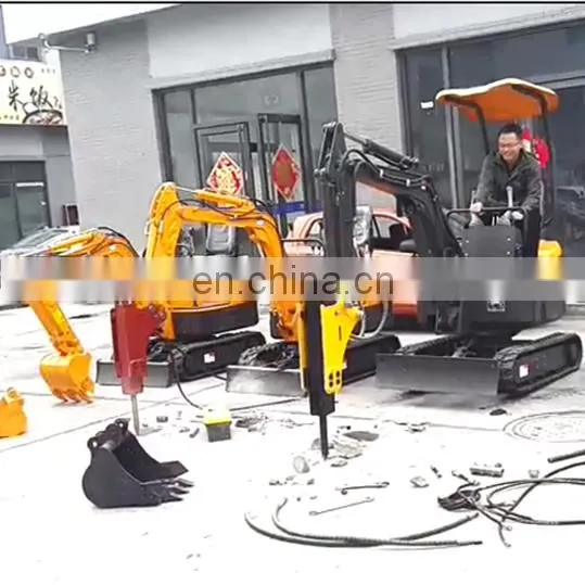 Mini Multi-function Excavator Hydraulic Breaker Excavator Mounted Rock Drill photo-3