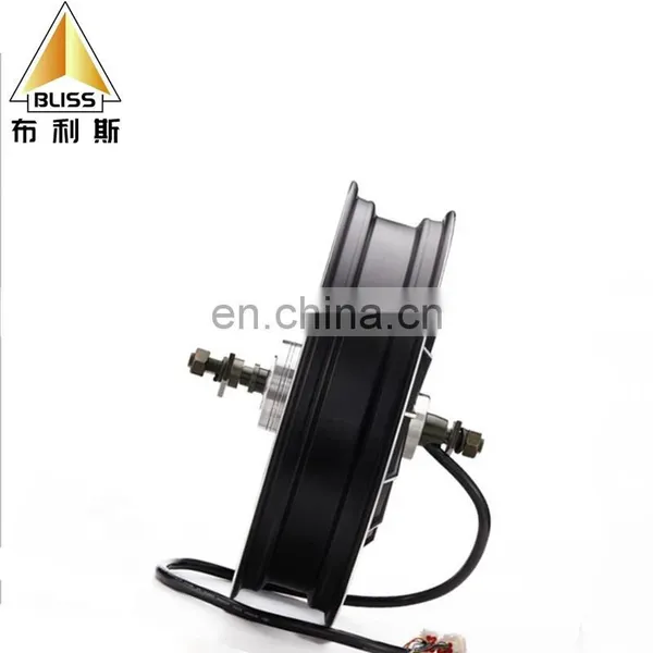 High Performance Custom Electric Hub Motor60/72V Single Shaft Hub Motor2000W 500W 12 Inch Hub Motor photo-2