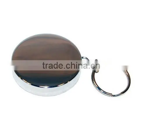 2" Heavy Duty Pull Reel Key Chain Retractable CHAIN Cord FULL METAL BODY 201APKC photo-2