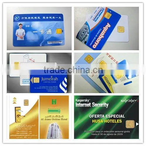 Blank Inkjet Plastic 1024bits AT88SC102 Contact IC Card photo-2