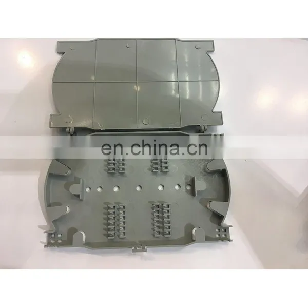 FTTx 12 24 Core Fiber Splice Cassette Module Splice Tray Abs Plastic 12 24 Core Ftth Optical Splice Tray for Juncation Box photo-5