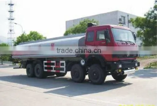 Baotou Beiben Oil Filling Truck 25000Litres Capacity Oil Transport Truck For Sales