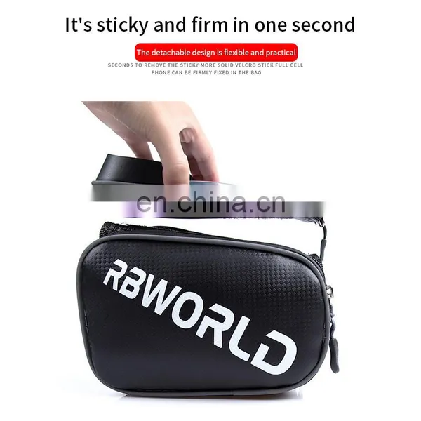 Waterproof Bike Phone Front Frame Bag Case Holder Cycling Top Tube Frame Bag Unisex photo-3