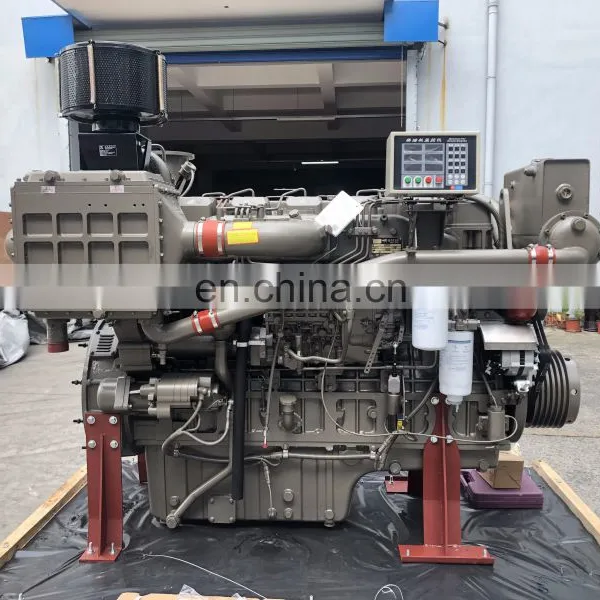 Factory Direct Sale 350hp Yuchai YC6T Series YC6T350C Marine Diesel Engine photo-2