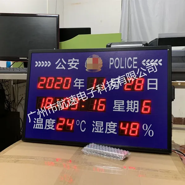 HS-809 Public Inspection Method Temperature and Humidity Display Screen photo-3