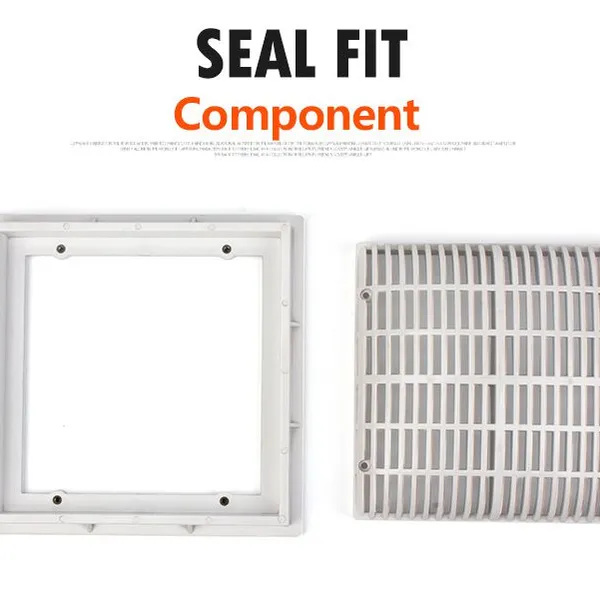 ABS Swimming Pool Square Main Drain Cover Plate Floor Drain Cover photo-5
