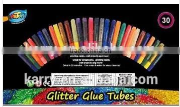 30PCS Colorful GLITER GLUEfor Kid Arts and Crafts Box Packing photo-2