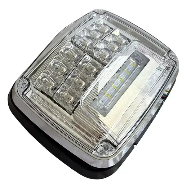 9.45 X 7.87 Inch Ambulance Side Marker Warning Light 3W Waterproof Truck Side Marker Lights 11 Flash Modes Side Marker Light Car photo-2