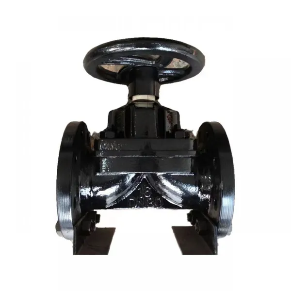 Cast Iron Flange Manual Rubber Lined PN16 Diaphragm Valve photo-4