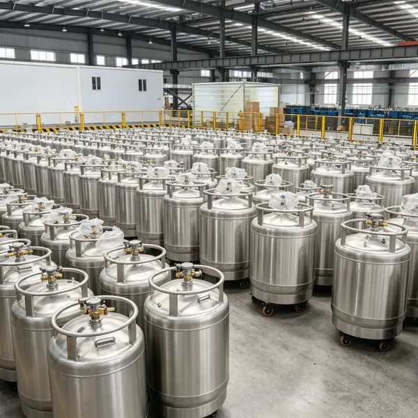 TcCryo YDZ-300 Cryostorage Tank Large Liquid Nitrogen Storage Tank Bulk Nitrogen Storage Tank photo-5