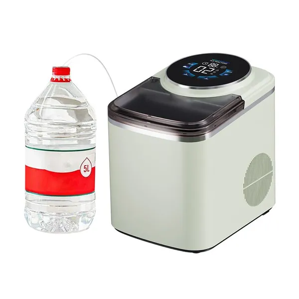 Custom Logo Portable Ice Maker Wholesale Automatic Electric Countertop Ice Machine Compact Design For Home Office RV Camping Use photo-4