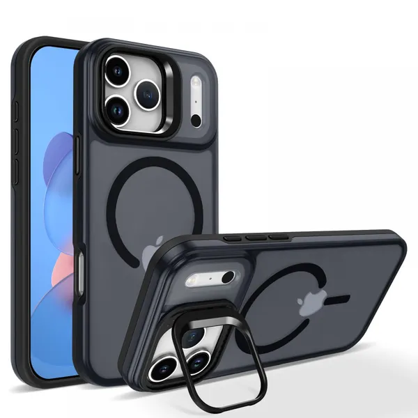 Suitable for Apple 17promax Mobile Phone Case New Iphone18pro Frosted Magsafe Magnetic All-inclusive Protective Case 16plus Wireless Charging Simple photo-4