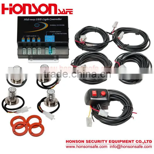 High Power LED Strobe Emergency Visor Hideaway Lights HA-481 photo-4