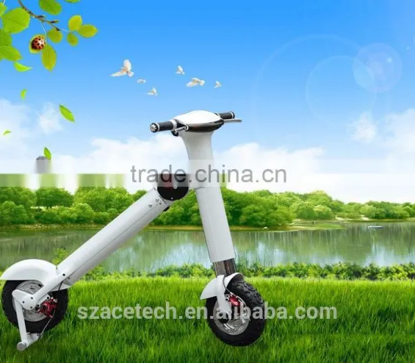 2016 New Design Smart 2 Wheels Ithium Battery 10 Inch Folding Electric Scooter photo-2