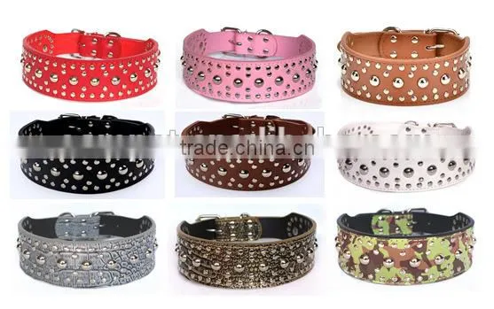 Wholesale Fashion Chain Pet Collar Mushrooms Nails Dog Collars photo-2