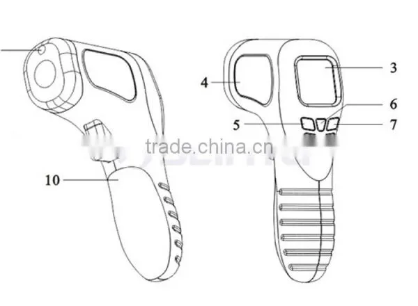 -35 350 C Industry No Contact Infrared Thermometer Temperature Meter photo-5