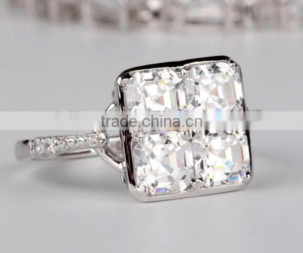 2015 Best Selling Jewelry In Dubai Silver Ring Big Stone photo-3