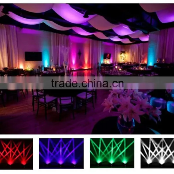 Stage Disco DJ Light 5pcs 4in1 LED Super Beam Uplight
