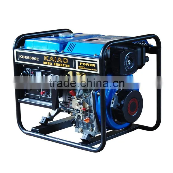 4.5/5kva Single Cylinder Air Cooled 4 Stroke Diesel Generator KDE6500E