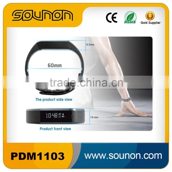 Bluetooth Waterproof Bracelet Pedometer, Touch Key Vibrating Wristband, Smart Wristband With OLED Screen photo-5