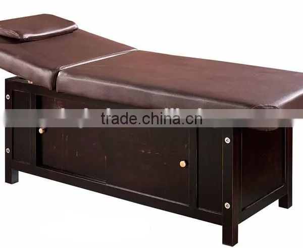 OEM Beauty Salon Equipment Professional Nugabest Massage Bed Wooden Portable Foldable Folding Massage Table Couch Bed photo-3