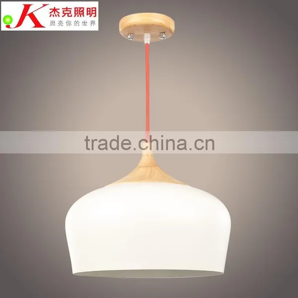 JK-8005B-02 Modern Homely Design Pendant Home Lighting Wooden LED Pendant Light photo-2