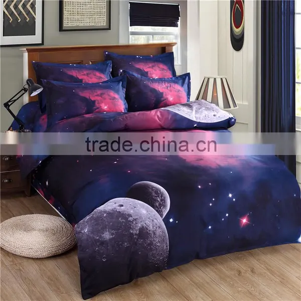 T/C 3D Starry Sky 4PCS Bedding Sets/T/C Bedding Sets photo-3