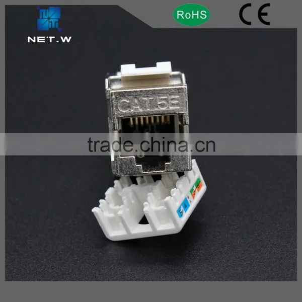 Tool Less Keystone Jack, Rj45 FTP Keystone Insert, Cat5e Keystone Data Jacks photo-6