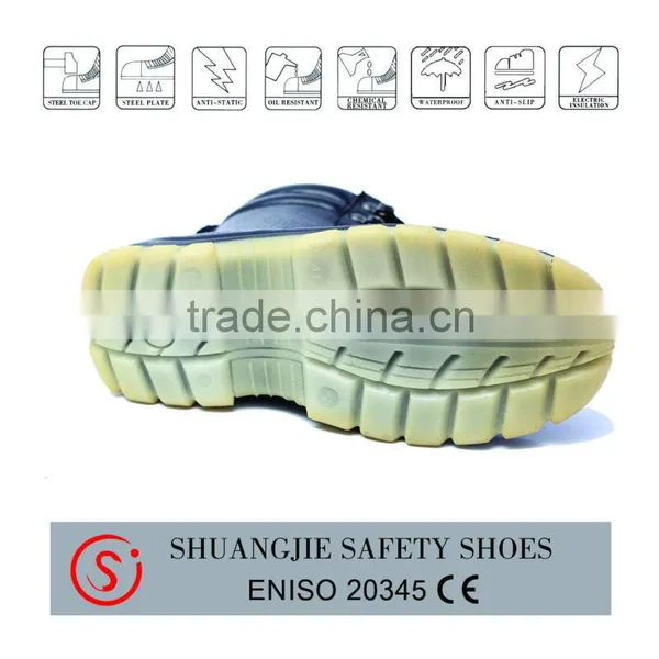 CE Sertificate Approved Genuine Lether Firefighter Boots photo-4
