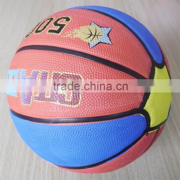 2015 Latest Design 11 Panels Rubber Basketball Ball photo-5