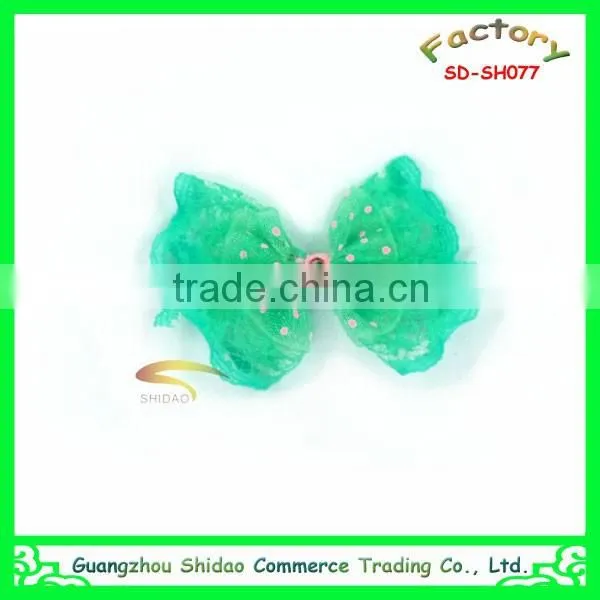 Flower Lace Chiffon Trimming Accessory High Decoration Wedding Bridal Chiffon Flower Hair Accessories Decoration photo-5
