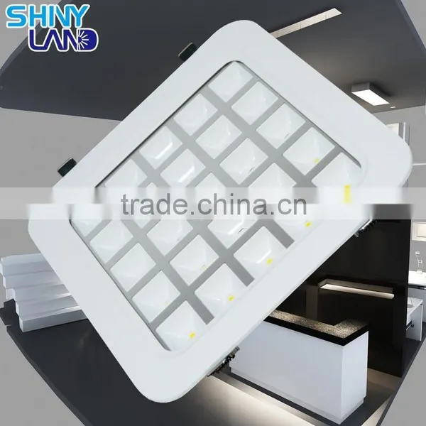 ultra thin recessed 4w 9w 16w 25w led grille light, led panel light