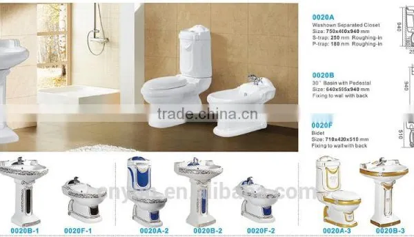 Sanitary Ware Ceramic Bathroom Set One Piece Toilet photo-3