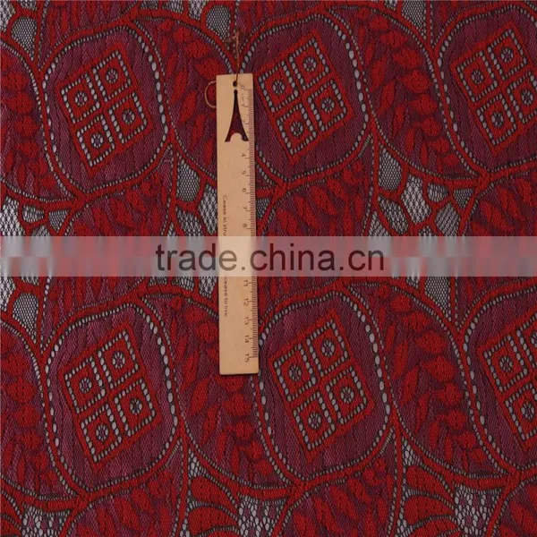 Fashional French Cotton Guipure Lace Fabric for Women Dress photo-3
