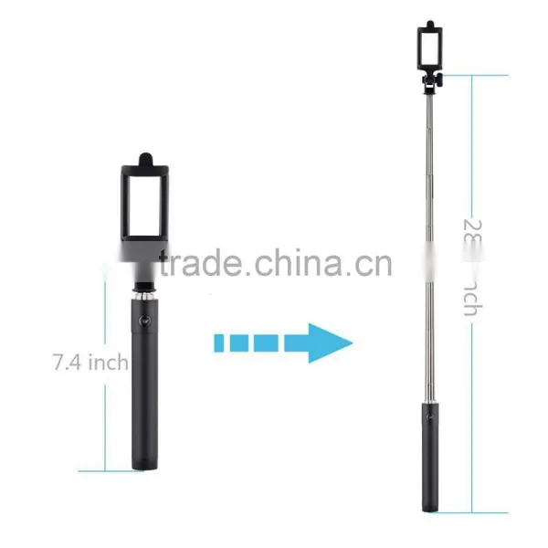 New Products Universal Bluetooth Newest Smallest Monopod Selfie Stick Foldable Design photo-5