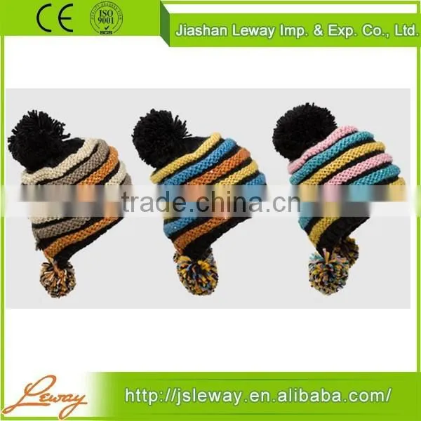 High Quality China Sale Winter Knitted Beanie With Tassel photo-6
