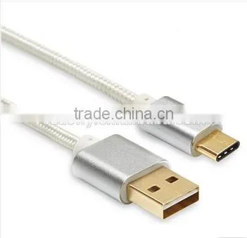 Wholesale Custom Cell Phone Custom Usb Charger Cables Usb Type-c Cable(golden) photo-2