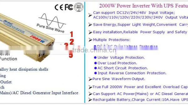 Hot Sell Meind 600W True Pure Sine Wave Inverter photo-5