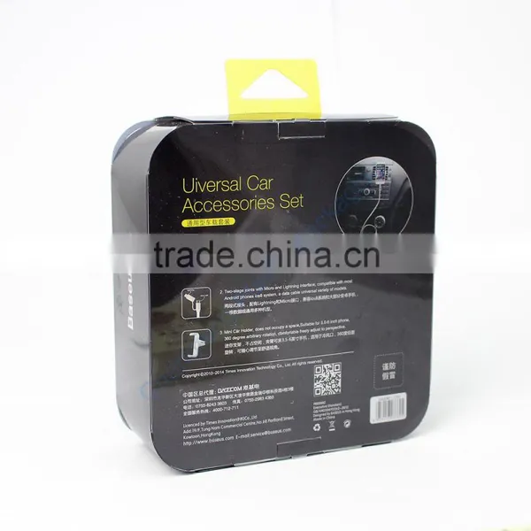 Transparent Customized Dual Car Charger Plastic Box Packaging photo-4