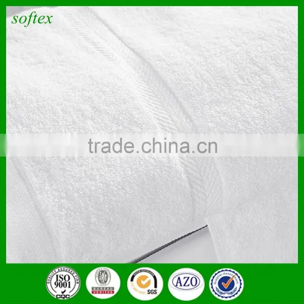16s Spiral Cotton China Wholesale Terry Dobby Hotel White Bath Towel photo-4