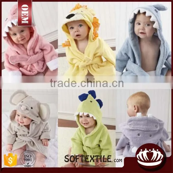 2016 New Design Cheap Hot Sale 100 Cotton Hooded Baby Bath Towel photo-2