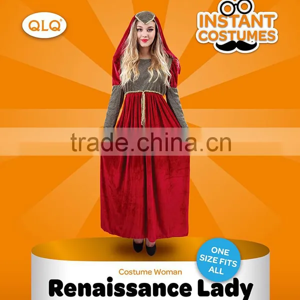 Carnival Elegant Ladies Renaissance Medieval Costume Fancy Dress Quality Choice