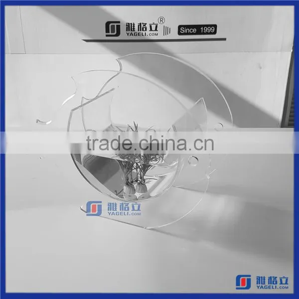 Manufacturer Custom Acrylic Fish Tank Aquariums / Acrylic Flower Vases / Desktop Acrylic Fish Aquariums / Acrylic Fish Bowls photo-2