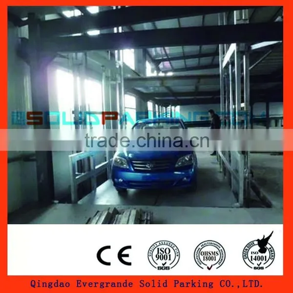 Can be used for both vehicle transport and goods elevating portable fully customized elevator parking system