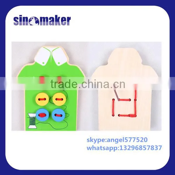 15mm Fashion DIY Wooden Button photo-4