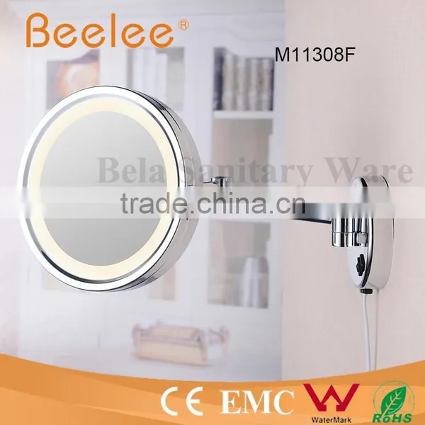 Single Side 8.5 Inch Round Wall Mirror Led Comestic Mirror photo-4