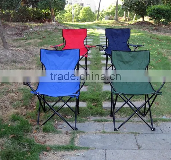 Portable Folding 600 D PVC/PE Oxford Nylon Outdoor Camping Picnic Beach Foldable Chair With Carry Bag on Arm photo-4