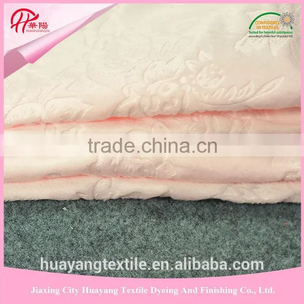 Wholesale White/pink Flower Minky for Toy Fabric photo-2