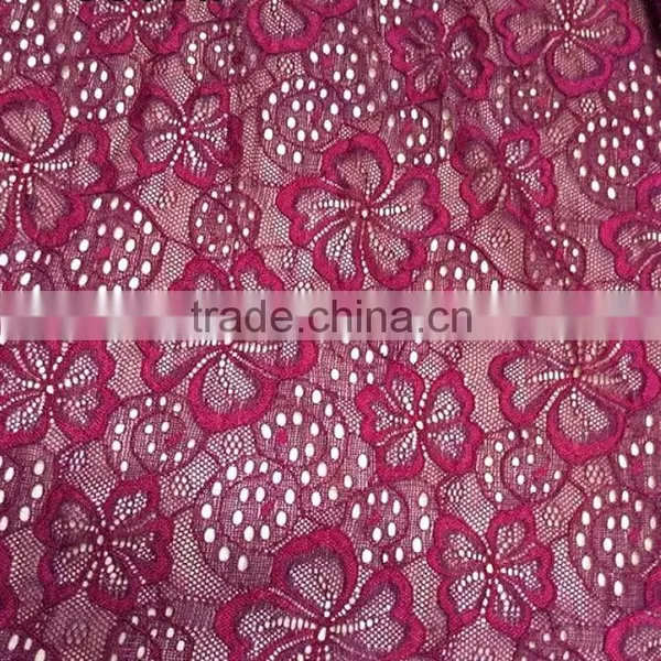 Knitting Jacquard Lace Fabric for Curtains 8833 photo-2